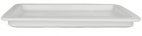 Pojemnik porcelanowy GN 1/2, forma prostokątna, wym. 32,5x26 cm, wys. 2,5 cm, biały, EXXENT 25118